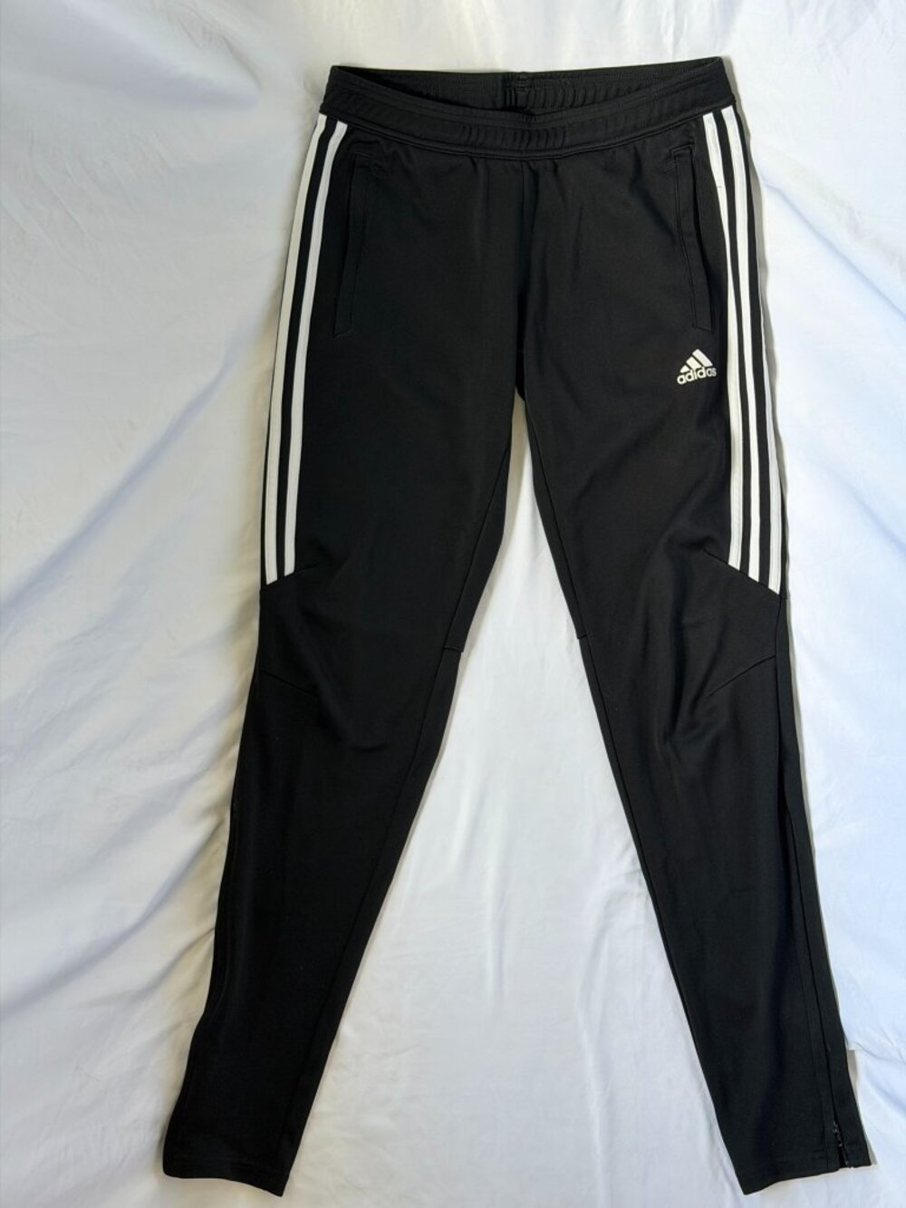 adidas Women's Tiro 17 Climacool Tapered Soccer Track Pants Black White S